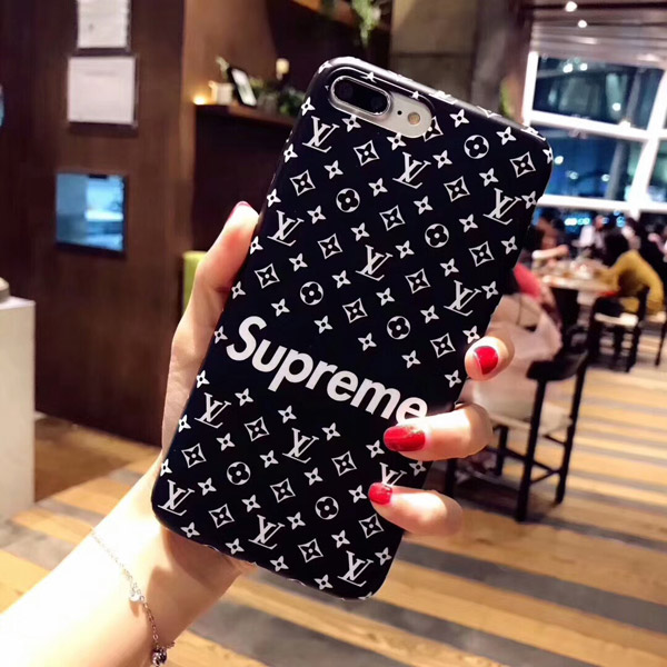 Supreme x LV Case For iPhone 8/7/6/Plus Cover Coque | Yescase Store