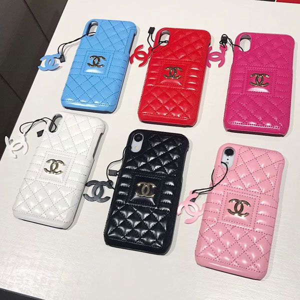 leather chanel iphone xs xr xs max 6 7 8 plus case cover Yescase Store
