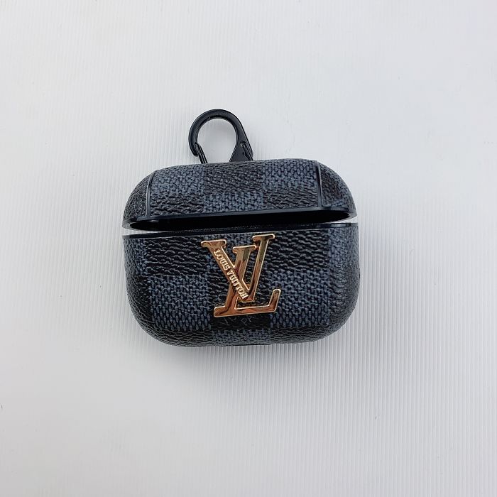 Louis Vuitton Empreinte Leather with Metal LV Airpods Pro 1 2 3 Case -  Black - Louis Vuitton Case
