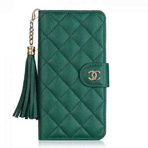 Classic Chanel Iphone X 8 7 6s Plus Cases Napa Wallet Black-Yescase Store