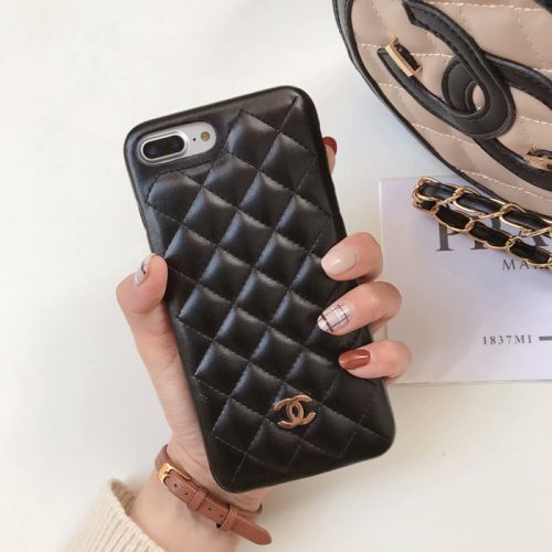 Best Chanel Leather Phone Case For iPhone 8 Plus iPhone 6 7 8 Plus Xr X ...