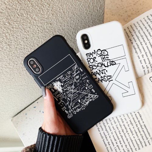 Off White TPU Phone Case For iPhone XS Max iPhone 6 7 8 Plus Xr X Xs ...