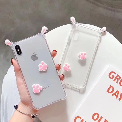 Stereo cat melon rabbit ear phone case | Yescase Store
