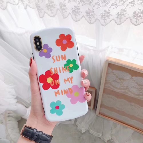 Hand painted flowers sun phone case | Yescase Store