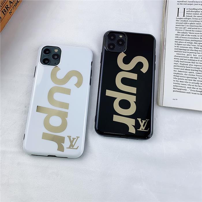 Glass supreme x louis vuitton iphone 11 pro max case-Yescase Store