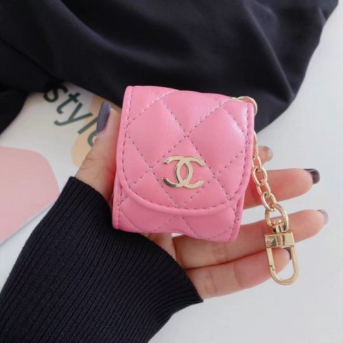 Leather Chanel Airpods 1 / 2 / Pro Case Cover | Yescase Store